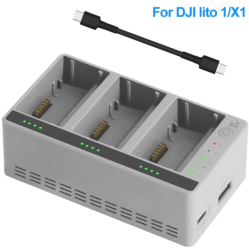 Drone Battery Charger - DJI LITO 1 X1용 충전기 허브
