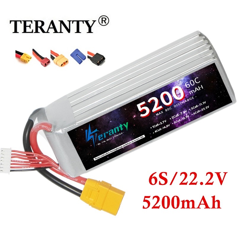 Drone Battery 4S - TERANTY 6S 5200mAh Lipo 배터리, 22.2V