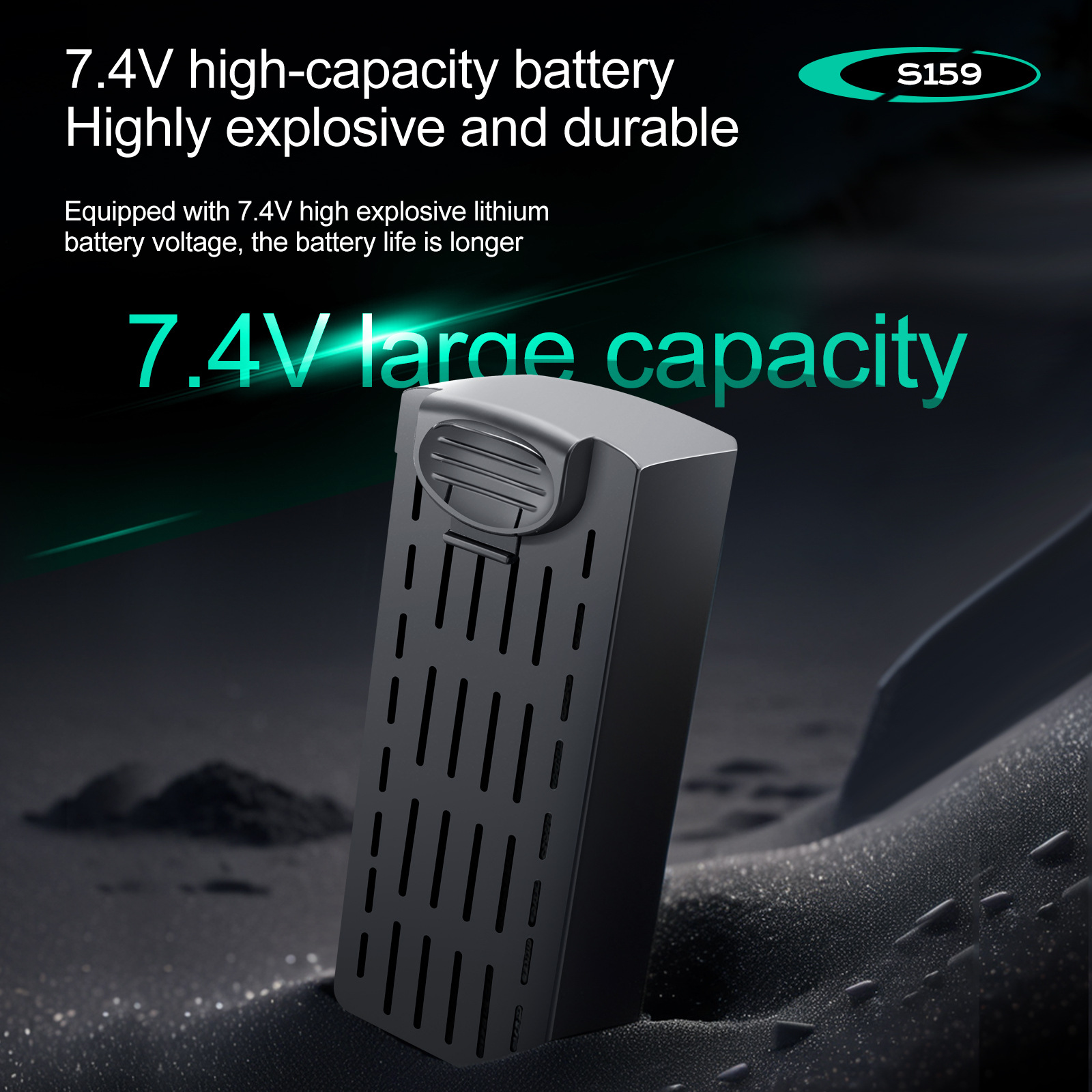 S159 배터리 7.4V 2200mAH S159 드론  - Drone Battery Li-Ion 리뷰 및 가격